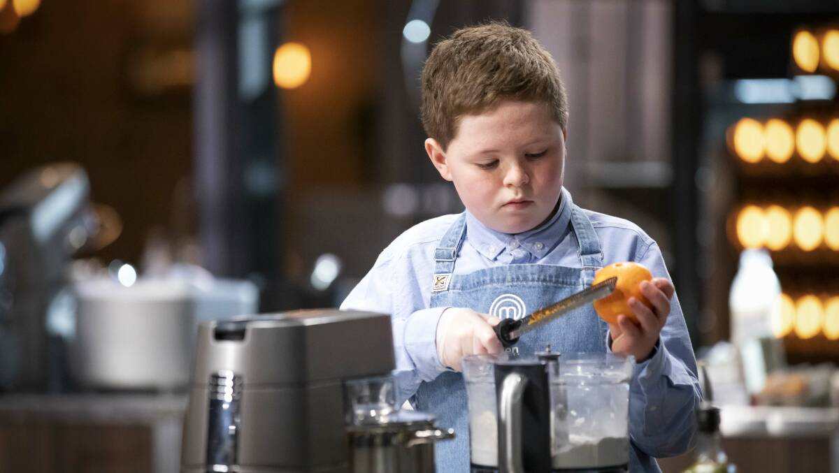 Ben Bolton impressed in the Junior MasterChef kitchen and shows no signs of slowing down. Picture courtesy of the WIN Network