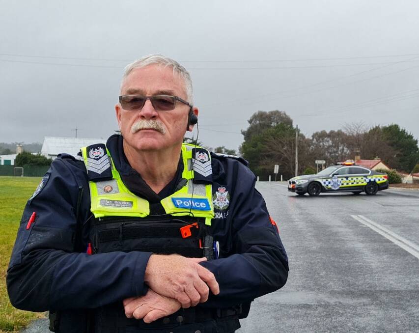 BASIC SAFETY: Bendigo Highway Patrol Senior Sergeant Ian Brooks said police are frustrated more people are choosing not to wear seatbelts. Picture: Gabrielle Hodson.