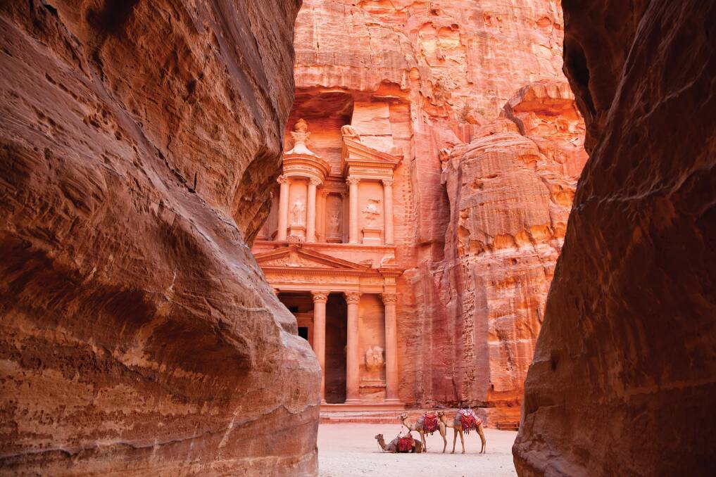 Petra: The Rose City is a highlight of the 14-day 'Walking in the Footsteps of Abraham' tour.