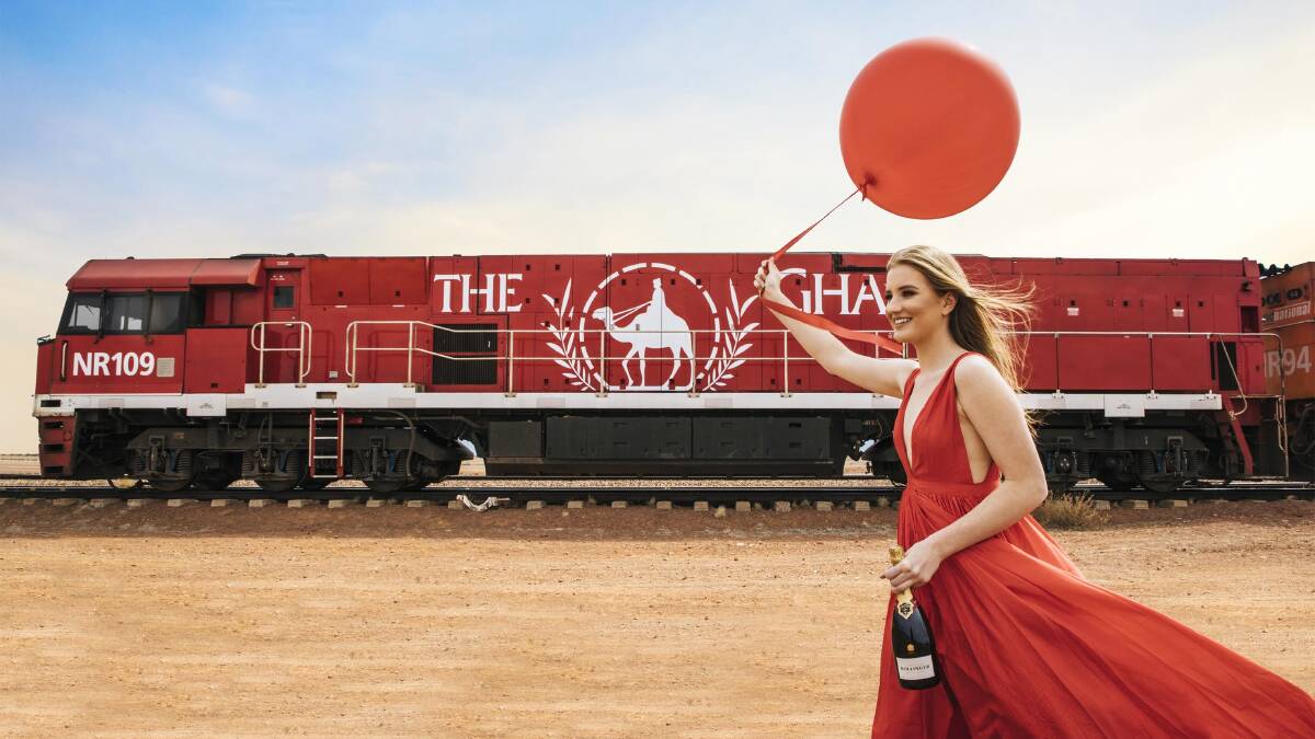 The Ghan: Celebrating 90 years by collaborating with Akubra and Bollinger.
