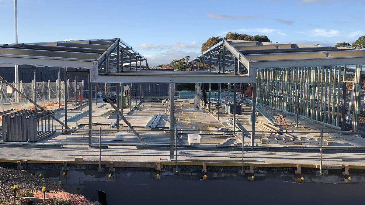 The Wesley Hill pavilion no longer looks like this - it is almost finished.