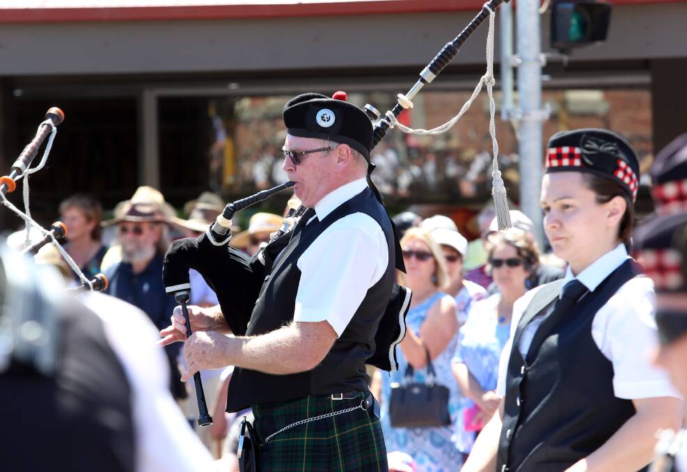 COLLABORATION: The Maryborough and District Pipe Band is among several central Victorian bands performing in concert together this month. Picture: GLENN DANIELS