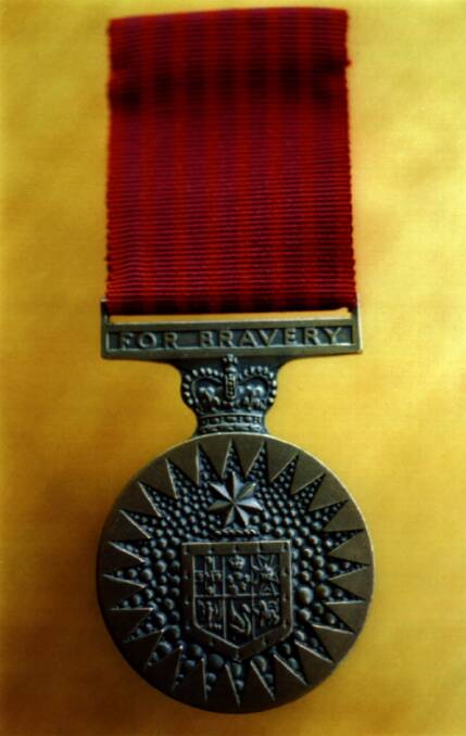 The Australian Bravery Medal.