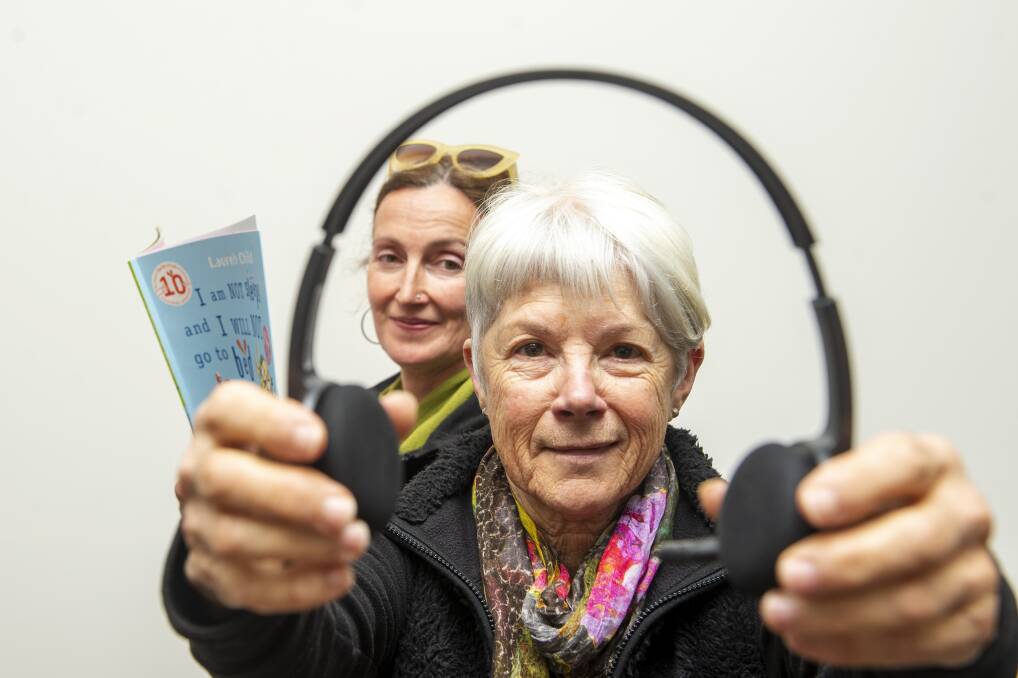 Friends of Castlemaine Library's Lisa D'Onofrio and Denise Jepson. Picture: DARREN HOWE
