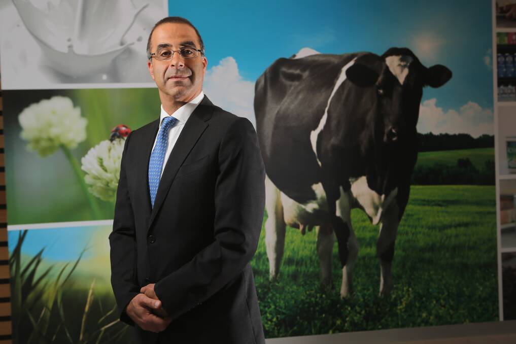 Former Murray Goulburn managing director Gary Helou at the co-operative's headquarters in 2015. Picture: WAYNE TAYLOR