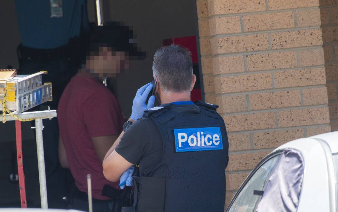 ACCUSED: Police allege weapons and drugs were found at a North Bendigo man's house. Picture: DARREN HOWE