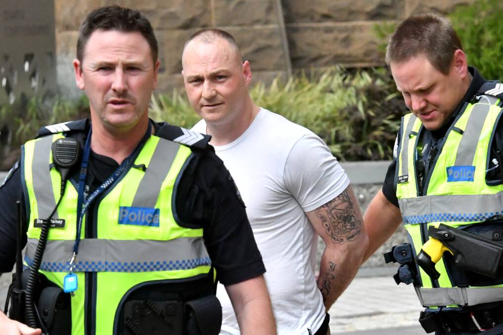 Jason Baxter has told a Supreme Court jury he was not in Long Gully the night resident Darren Reid suffered fatal injuries. Picture: DARREN HOWE