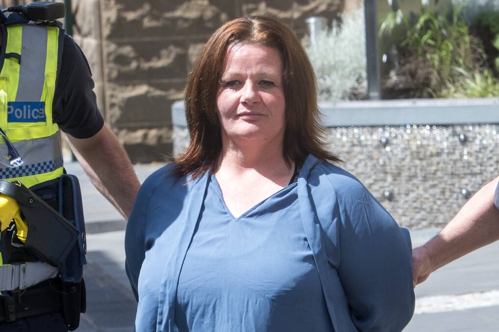 ON TRIAL: Kate Stone is accused of dousing her partner Darren Reid in enamel thinners and setting him alight in December 2016, but has pleaded not guilty. Picture: DARREN HOWE