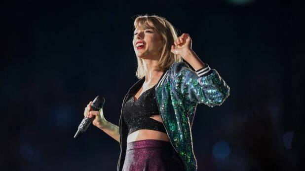 Taylor Swift in Melbourne during her last tour. Photo: Penny Stephens