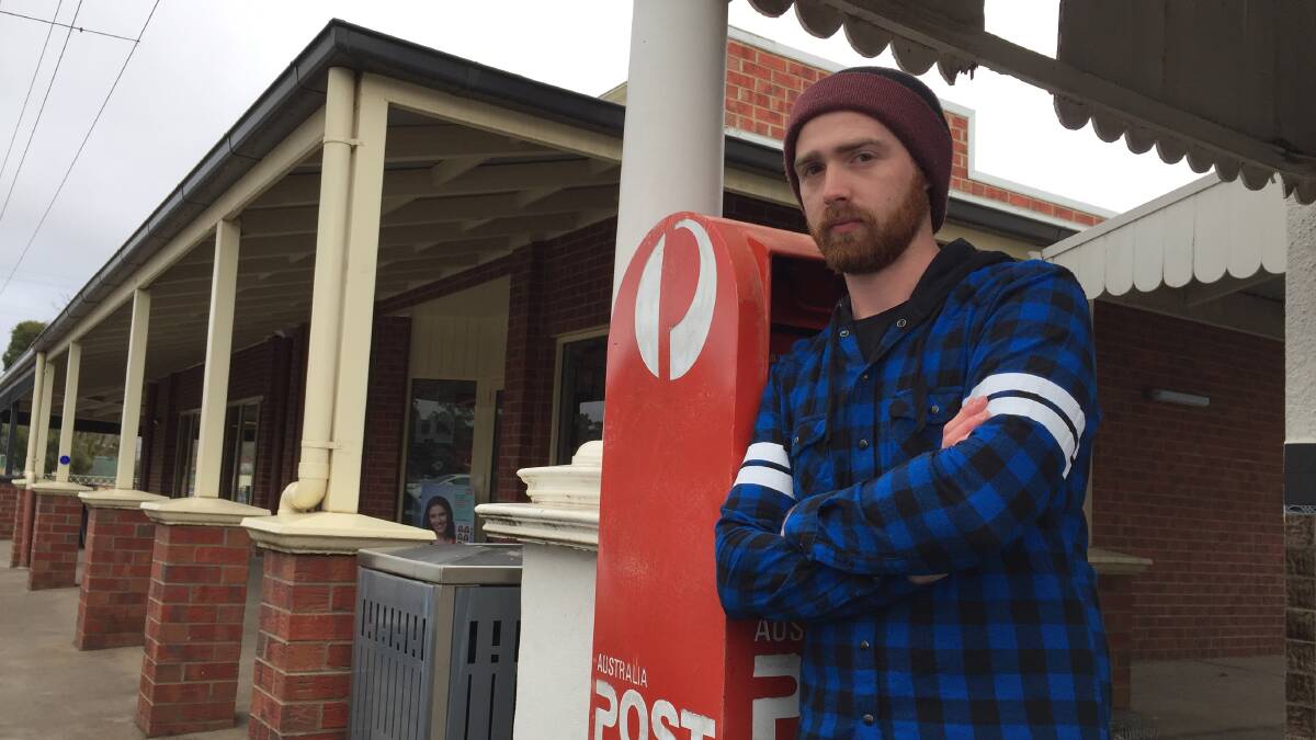 BALL ROLLING: Brady Stone has been campaigning for a home postal service in Huntly, and has now received a response from Australia Post. Picture: TOM O'CALLAGHAN