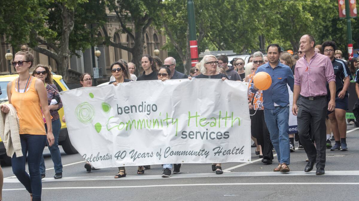 Last year's walk took place on the CBD's streets, including Pall Mall, as previous events have done. Picture: DARREN HOWE