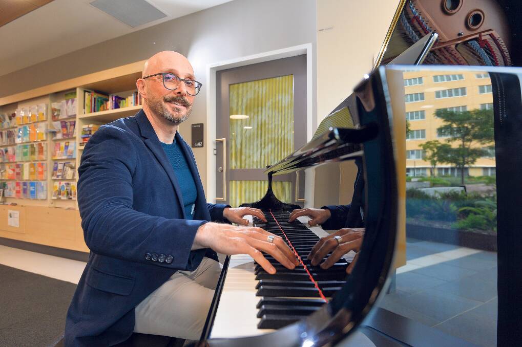 Dr Rob Blum contemplated a career in music, but moved into medicine instead. Picture: ANDREW PERRYMAN