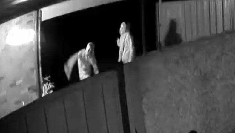 A still taken from CCTV footage of the incident.