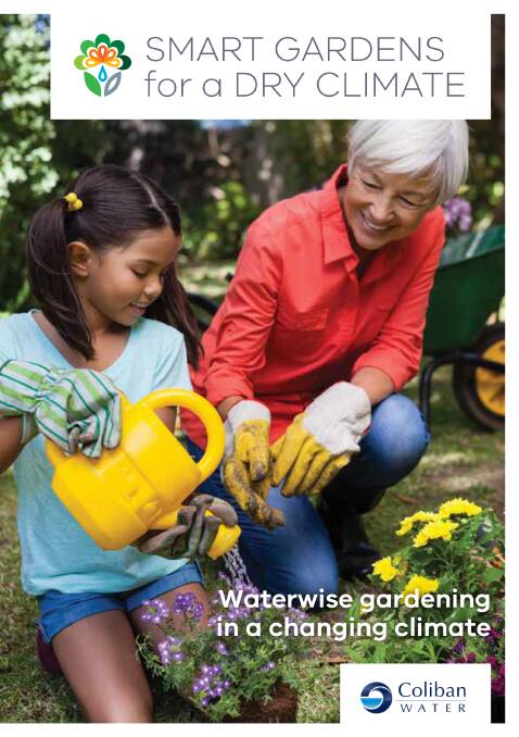 The cover of the new booklet, which provides tips for gardening in a water-wise way.