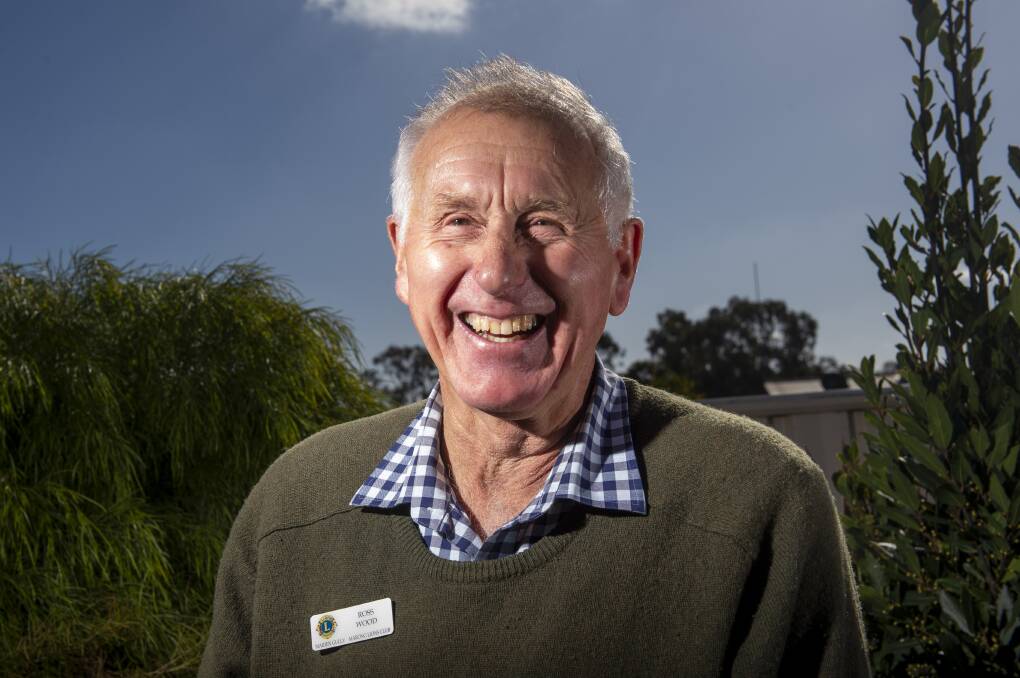 Retired teacher Ross Wood has turned his energy to helping the community, and is a member of the Maiden Gully-Marong Lions Club and the Probus Club of White Hills. Picture: DARREN HOWE