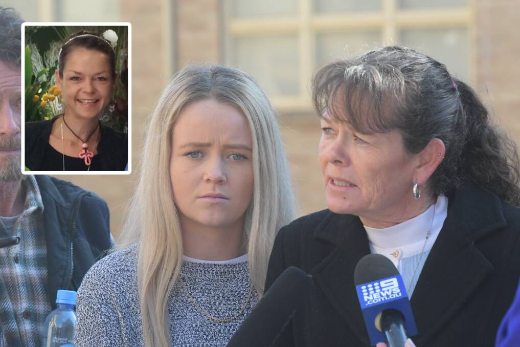 Jazmin and Janine Francis, the cousin and aunt of missing woman Shae Francis (inset), are appealing for anyone with information to come forward after a man was charged with her manslaughter. Pictures: NONI HYETT; SUPPLIED