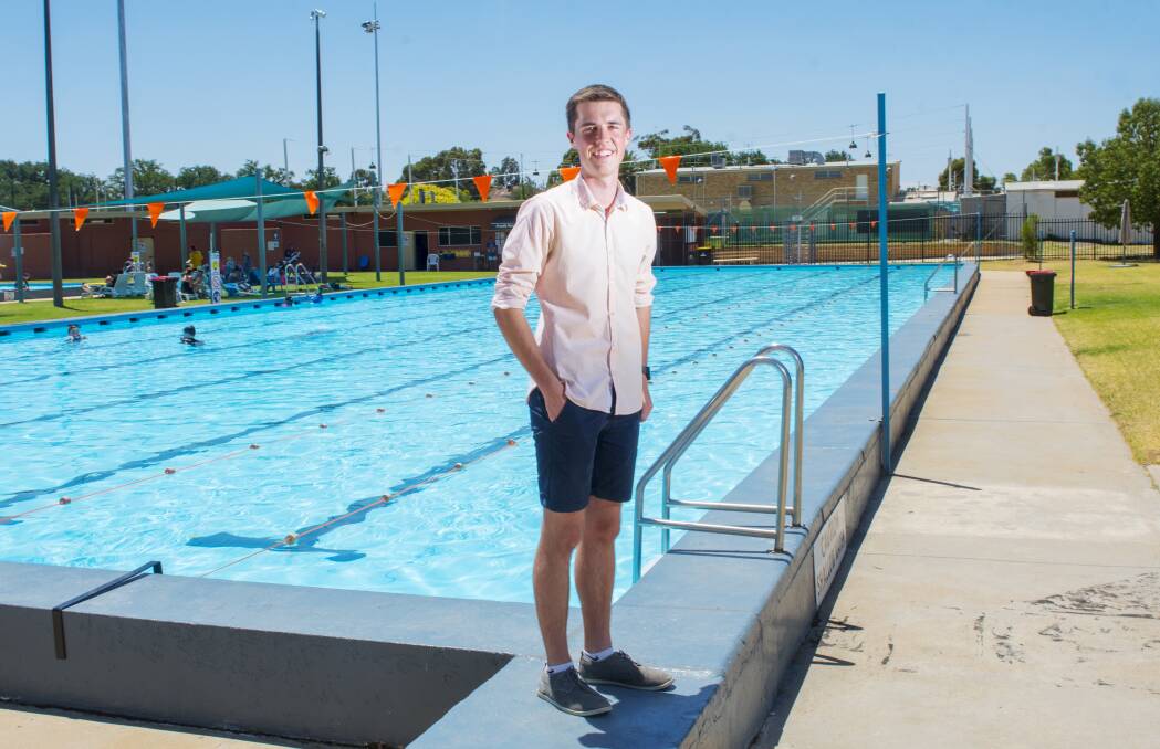 President Sam Kane says the pool's award nomination is testament to the work of its volunteers. Picture: DARREN HOWE