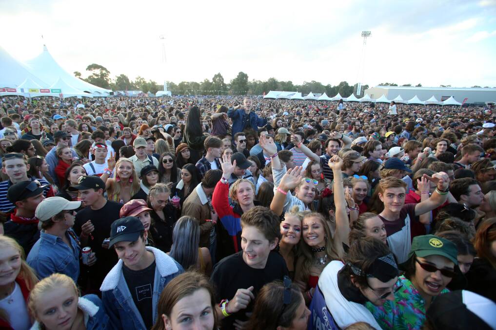 POPULAR: About 20,000 people attended this year's Groovin The Moo festival in Bendigo, a sell-out crowd. Picture: GLENN DANIELS