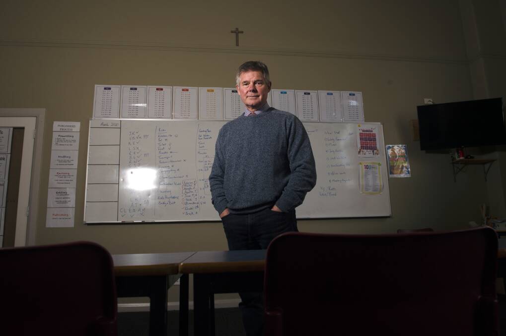 ADAPTING: Doxa School principal John Russell says students have done well during the school shutdown, embracing the flexibility afforded by online learning. Picture: DARREN HOWE