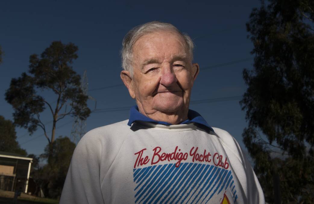 Jack Carroll's spent most of his life in the sailing community, which has led to him receiving the Order of Australia Medal. Picture: DARREN HOWE