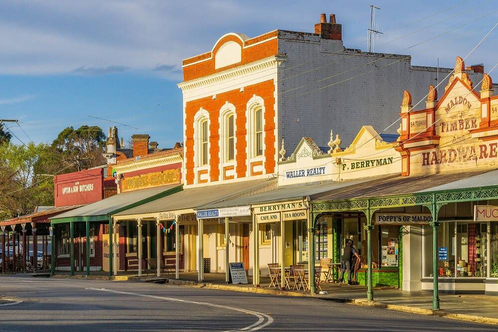 PROGRESSING: The project to rejuvenate the streetscape of Maldon recently received $4.5 million in funding. Picture: SUPPLIED