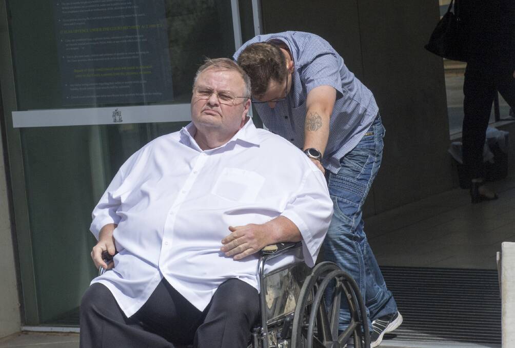Christopher Ellingburg is pleading guilty to obtaining financial advantage by deception to the tune of $41,000. Only $850 went to terminally ill children or something related. Picture: DARREN HOWE