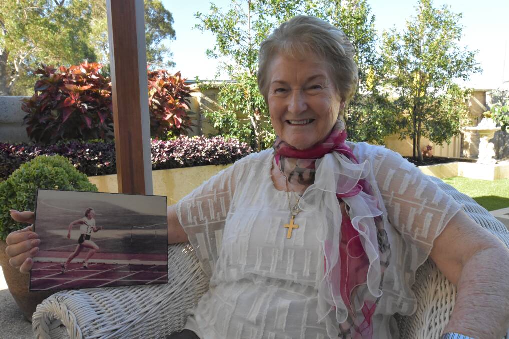 Betty Cuthbert's friend Rhonda Gillam said she was honoured to the Golden Girl's friend. Photo: Amy Martin.