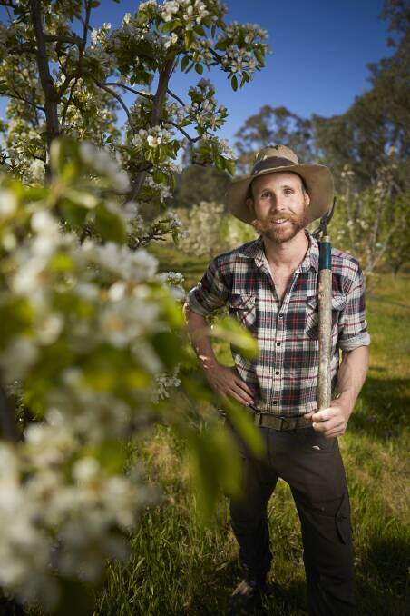 FRUIT FARMER: Ant Wilson is launching a Community Supported Agriculture program. Photo: Luka Kauzlaric 