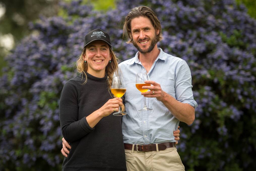 OWNERS: Clare and Jon Mackie of the Daylesford Cider Company. Photo: Dylan Burns