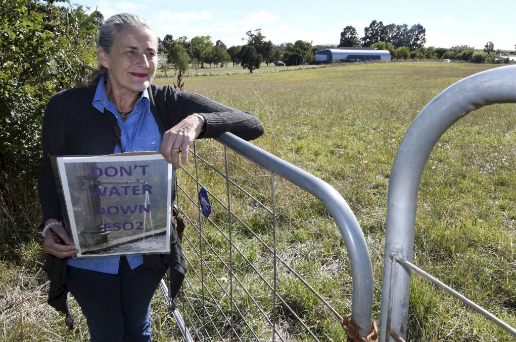 Loris Duclos opposes large-scale development in Daylesford. Photo: LACHLAN BENCE