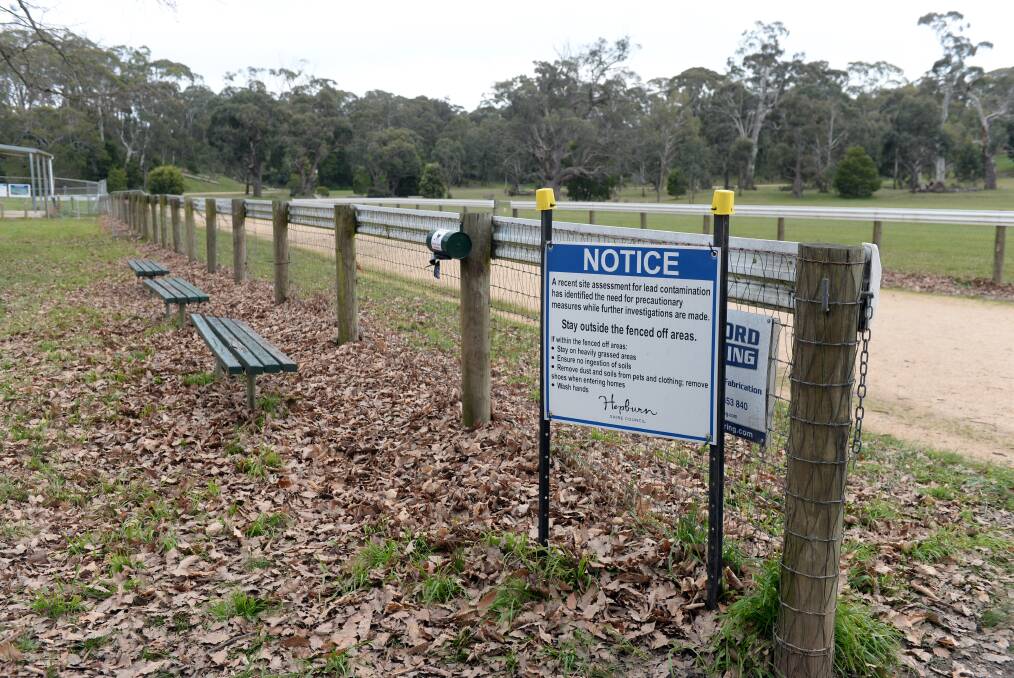 WARNING: Signs have been installed around the reserve.