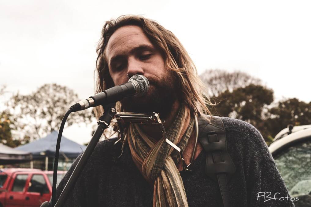 Local musician Sean Dixon will provide entertainment at the Christmas in July fundraiser. Photo: Supplied
