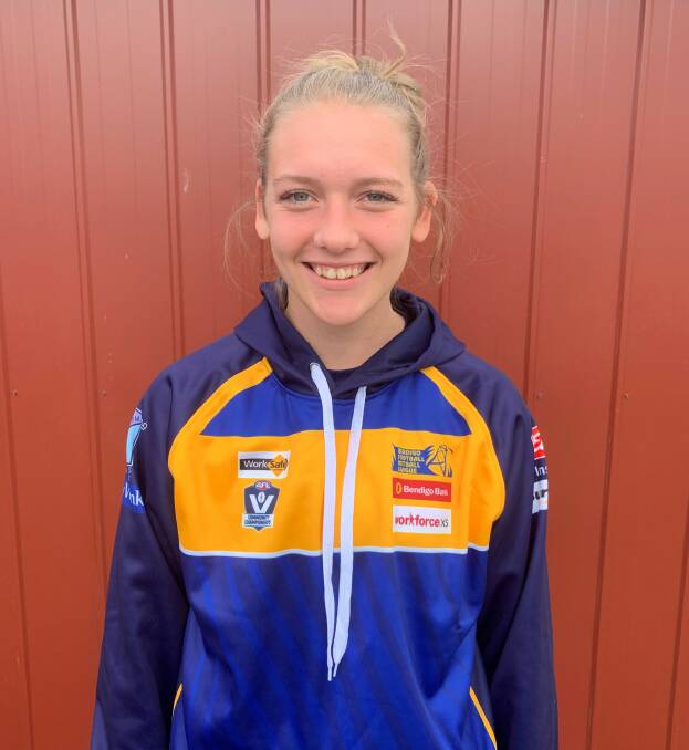 Chloe Langley will line up for City West Falcons in Wednesday night's VNL under-19 grand final.