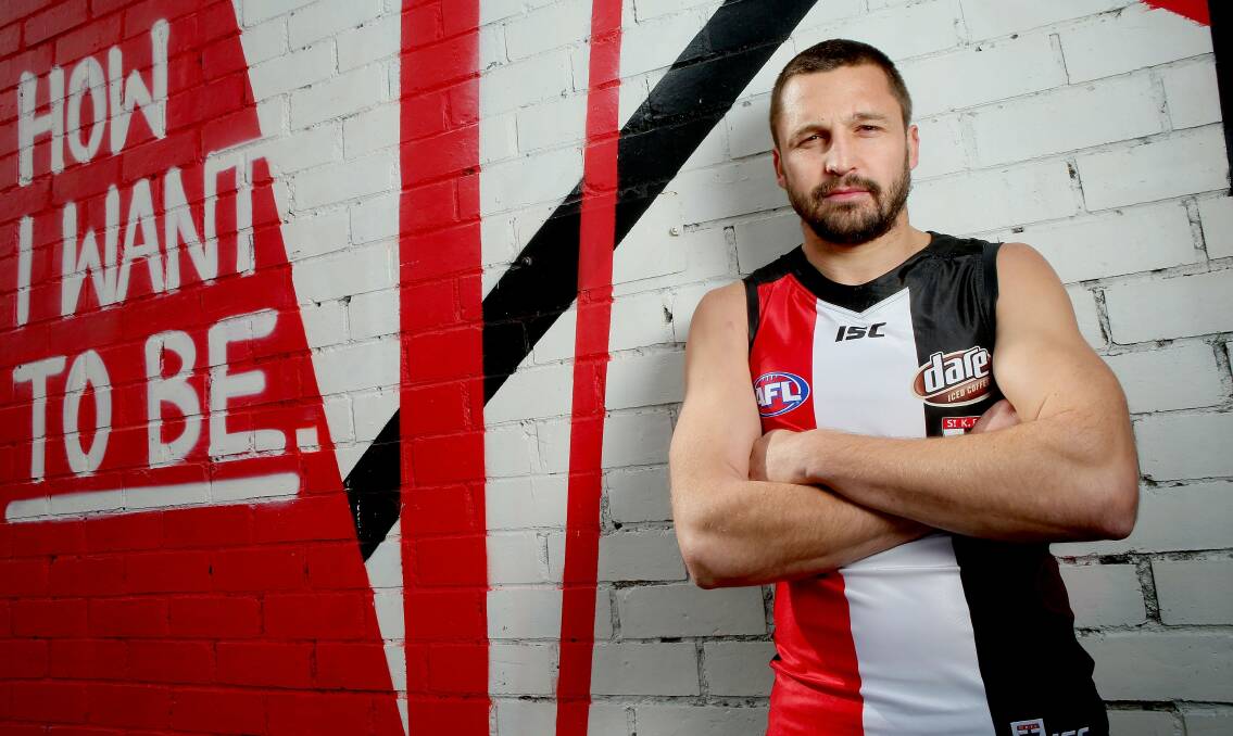 St Kilda skipper Jarryn Geary has signed a contract extension until the end of 2019. Picture: PAT SCALA/FAIRFAX MEDIA