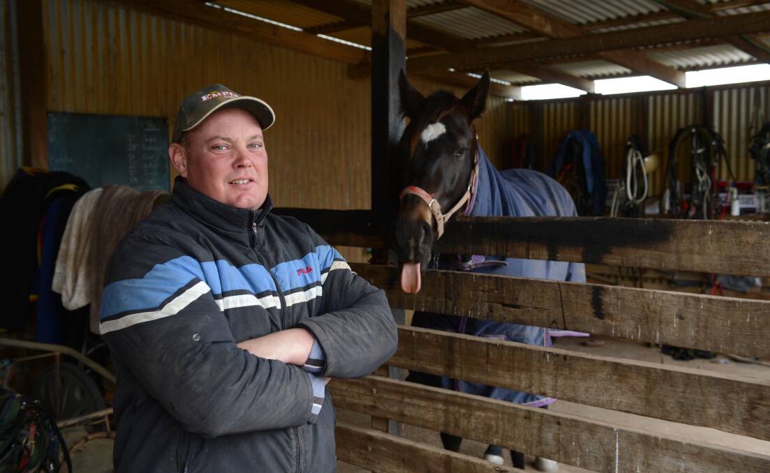 Marong trainer David Van Ryn has a top chance with Kimmywho in the Alderbaran Park Trotters Handicap at Lord's Raceway on Friday night. Picture: JIM ALDERSEY