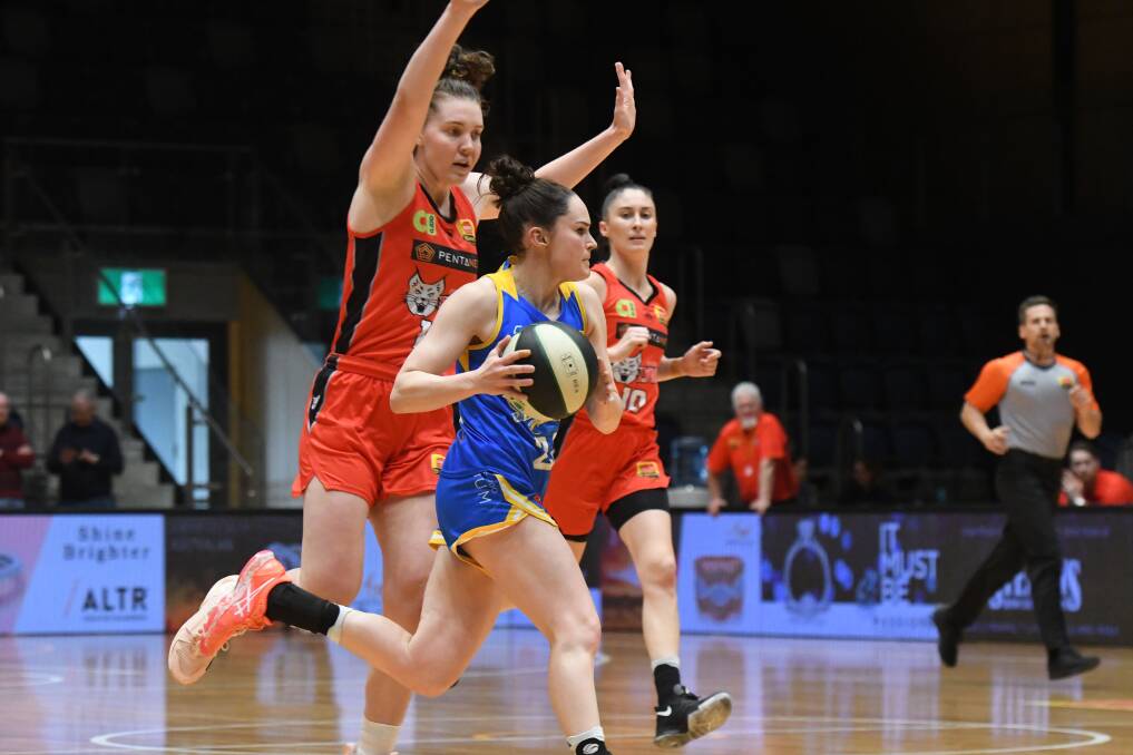 LEADER IN MORE WEAYS THAN ONE: Kelly Wilson leads the WNBL with an equal-high eight assists per game and is averaging 11.3 points per game. Picture: NONI HYETT