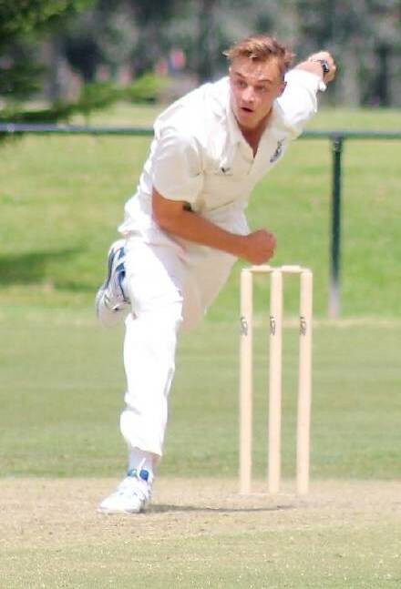 Xavier Crone in action for Carlton during the 2018-19 season. Picture: CARLTON CRICKET CLUB