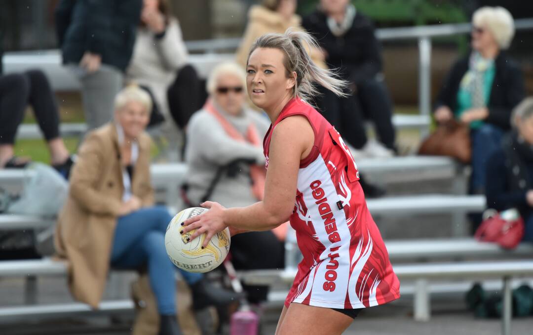 Jamie-Lee Clohesy is back in red and white after a few years off and was one of 10 strong contributors in South Bendigo's opening round win over Golden Square.