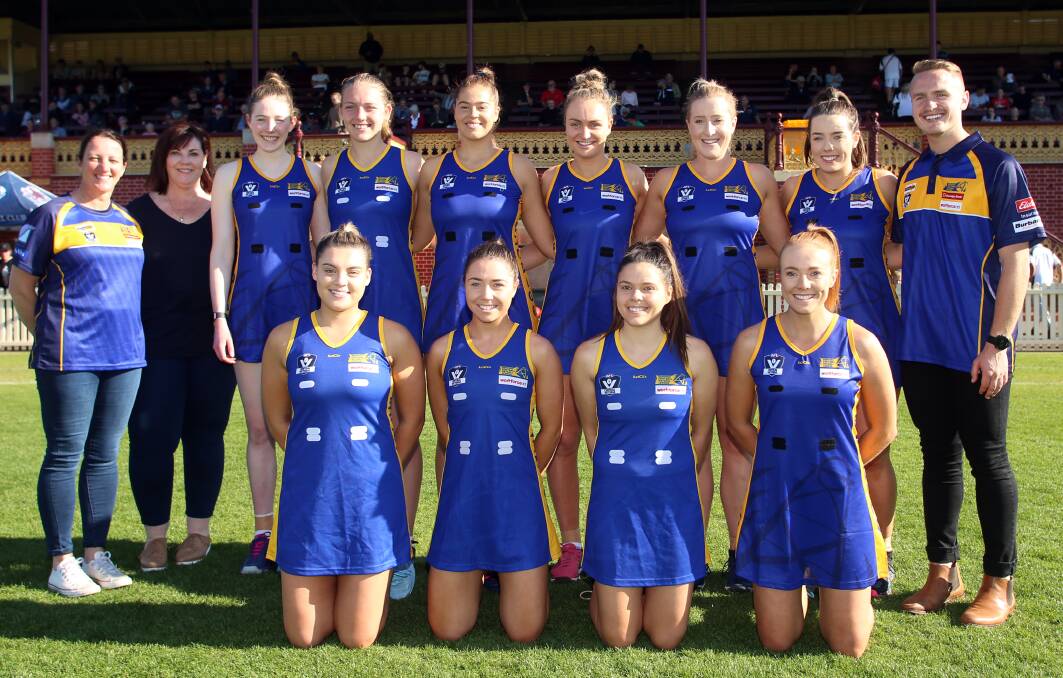 The BFNL open team which defeated Outer East in last season's inter-league clash at the QEO. Picture: GLENN DANIELS