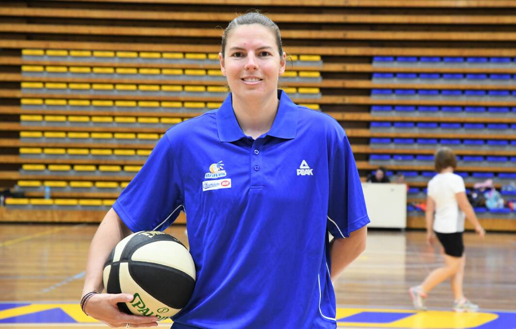 Megan Moody is looking forward to her debut as Bendigo Lady Braves head coach on Friday night against Diamond Valley Eagles. Picture: ADAM BOURKE