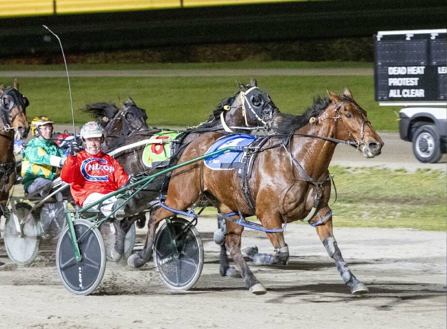 Greg Sugars steers Triple Eight to victory in the Group 1 Caduceus Classic at Bendigo on September 11. Lord's Raceway will play host to more Group 1 racing next month. Picture: STUART McCORMICK