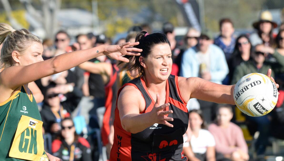 FOCAL POINT: White Hills goal shooter Ashley Gilmore will be an obvious key in today's inter-league match for the HDFNL in Mildura.