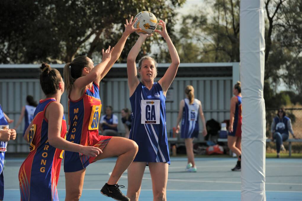 Mitiamo's four-time Helen Ward medallist Laura Hicks will coach the Superoos during the 2022 LVFNL season. Picture: ADAM BOURKE
