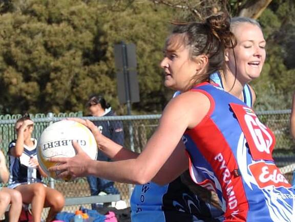 Zoe Kennedy has led Pyramid Hill to a 2-0 start to the LVFNL netball season. Picture: JAN HICKMOTT