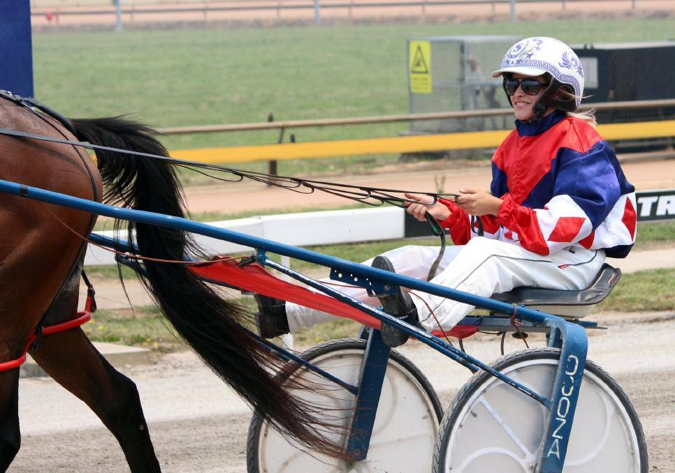 EXCITED: Shannon O'Sullivan will steer the Kate Hargreaves-trained Streitkid in Saturday night's $25,000 Cogs Regional Challenge Pace Final (1720m) at Tabcorp Park Melton.