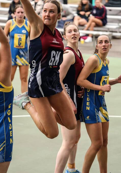 STATE HONOUR: Ruby Turner, in action against Golden Square last Saturday, will represent Victoria at this year's national under-19 championships. Picture: SAA IMAGING