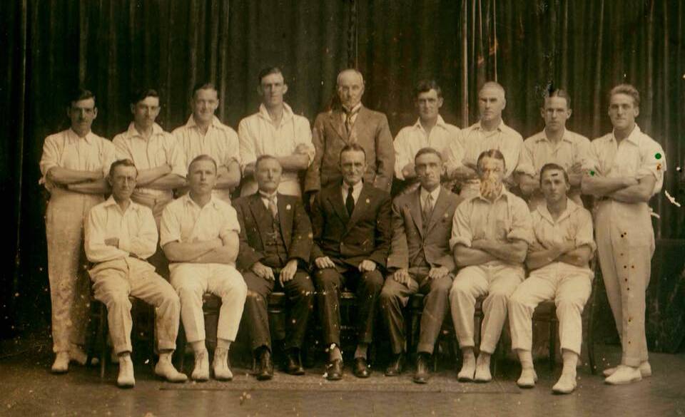 Bendigo Cricket Club's 1926/27 premiership team.