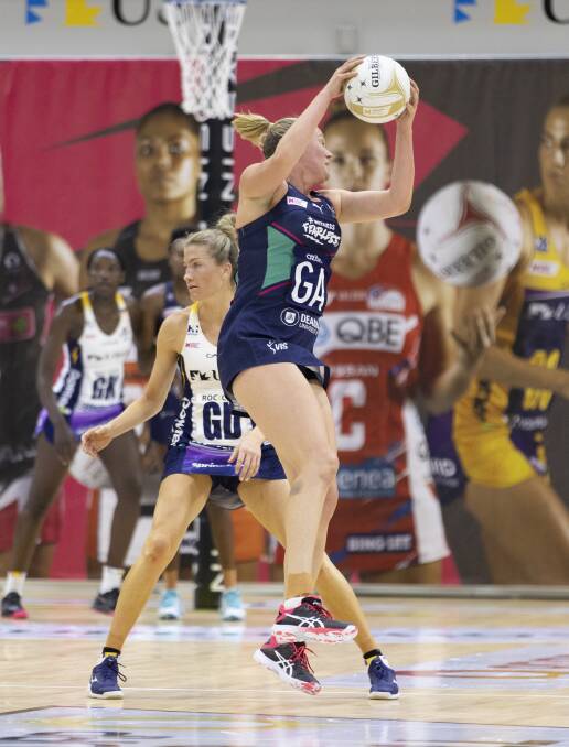 STRENGTH: Caitlin Thwaites in action for the Vixens. Picture: BARRY ALSOP/MELBOURNE VIXENS