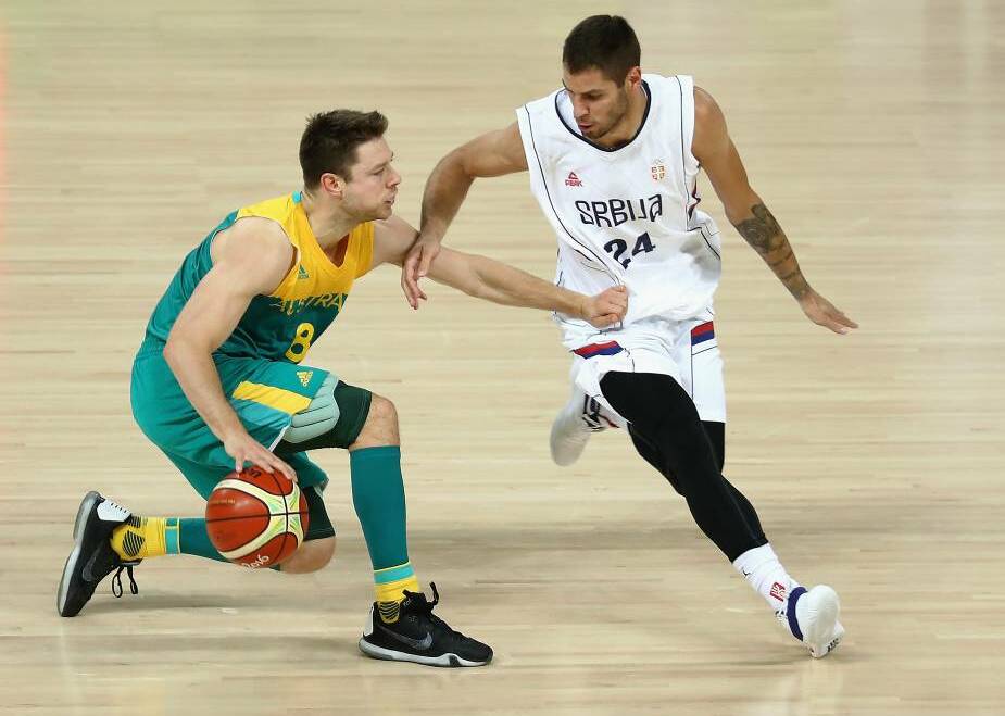 Matthew Dellavedova has been in sparkling touch for the Boomers in Rio. Picture: GETTY IMAGES