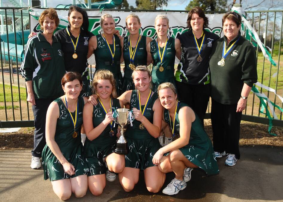 Kangaroo Flat's 2009 premiership-winning team.